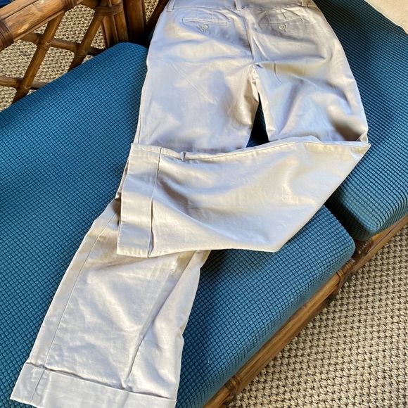 Banana Republic wide leg tan cotton trousers 4R - Picture 7 of 7